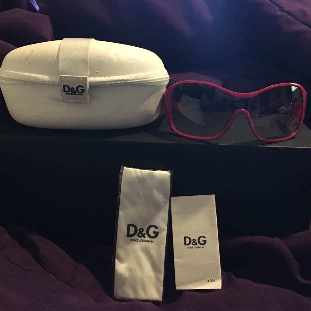 Dolce & Gabbana Red Sunglasses
